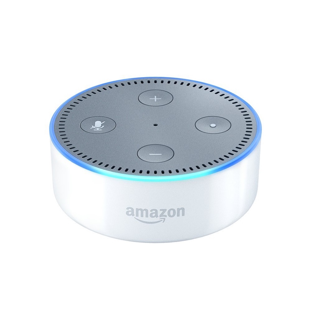 Amazon White Echo Dot 2nd Generation Alexa Smart Home Voice Controlled Speaker - Picture 2 of 8